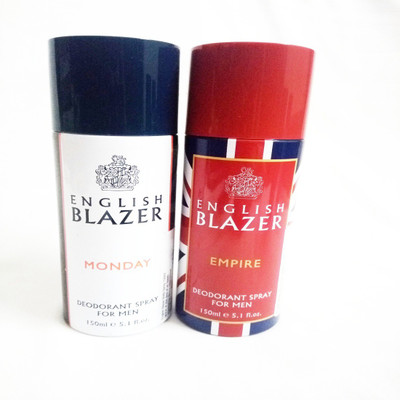 

ENGLISH BLAZER MONDAY AND EMPIRE Deodorant Spray - For Men(300 ml, Pack of 2)