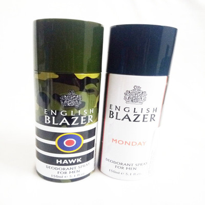 

ENGLISH BLAZER HAWK AND MONDAY Deodorant Spray - For Men(300 ml, Pack of 2)