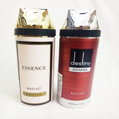 

LAMUSE ESSENCE AND DESTINY Perfume Body Spray - For Men & Women(400 ml, Pack of 2)