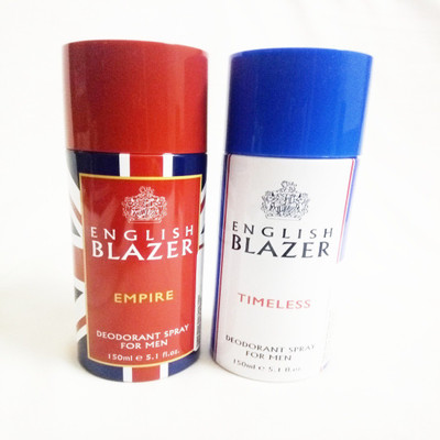 

ENGLISH BLAZER EMPIRE AND TIMELESS Deodorant Spray - For Men(300 ml, Pack of 2)