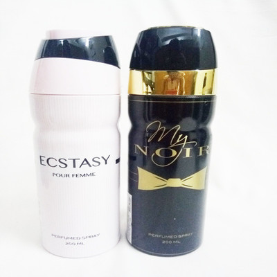 

ARQUS ECSTASY AND MY NOIR Perfume Body Spray - For Men & Women(400 ml, Pack of 2)