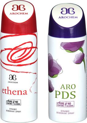 

AROCHEM ETHENA AND ARO PDS DYNAMIC DEODORANT SPRAY COMBO Deodorant Spray - For Men & Women(200 ml, Pack of 2)