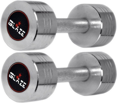 

Glaze Perfect Premium 5Kg Pair Fixed Weight Dumbbell(6 kg)