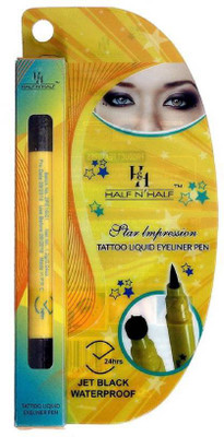 

Half N Half Liquid duo Eyeliner 2 in 1 1.2 g(Jet Black)