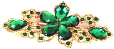 

SILVERSTOLI Green Colour Hair Clip Party Wear Hair Clip(Green)
