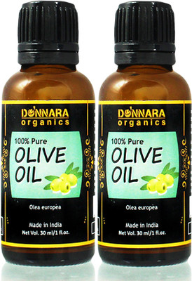 

Donnara Organics 100% Pure Extra Light Olive oil- Natural & Undiluted Combo pack of 2 bottles of 30 ml(60 ml)(60 ml)