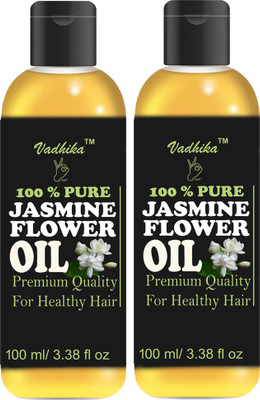 

Vadhika 100 % Pure & Natural Jasmine Flower Oil Combo pack of 2 No.100 ml Bottles(200 ml) (200 ml) Hair Oil(200 ml)