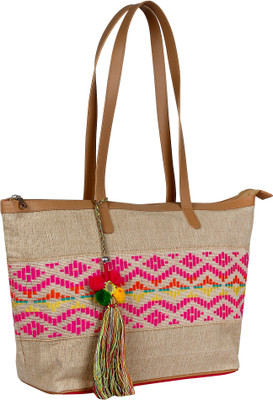 

Anekaant Shoulder Bag(Pink, Multicolor), Multicolor;pink
