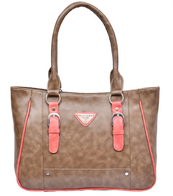 

Al Jazeera Shoulder Bag(Khaki, Pink)