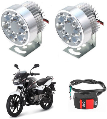 Bikers World LED Fog Light For Royal Enfield, Yamaha, Honda, Suzuki, Mahindra, Hero, Bajaj, KTM Universal For Bike