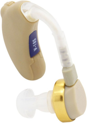 

VibeX ™ Mini hearing aid kit BEHIND the EAR Sound Voice Amplifier Deaf Hearing Aid Cyber Sonic Hearing Aid/TV hearing aids Cyber Sonic™-104 Behind The Ear Hearing Aid(Nude)