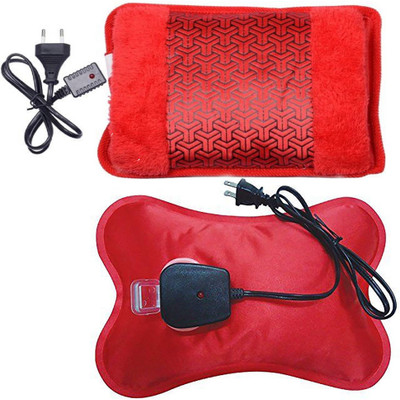 

OYD Best Quality Extra Comfort (PACK OF 2) Electric 1 L Hot Water Bag (Multicolor) For All Type of Body Pain Electric Fur and electric 1 L Hot Water Bag(Multicolor)