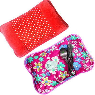 

OYD New Original Electric Heating Pad With Gel New Best Quality PACK OF 2 (Multicolor) Electric Fur and electric 1 L Hot Water Bag(Multicolor)