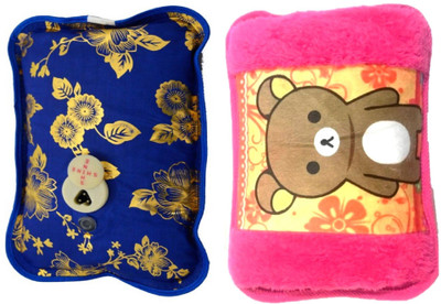 

OYD Y-505 Original rechargeable (PACK OF 2) Electric 1 L Hot Water Bag (Multicolor) For Joint & Muscular Pain Electric Fur and electric 1 L Hot Water Bag(Multicolor)