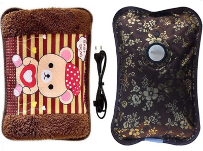 

OYD Original High Quality OD-99 Electric Hot Water bag pack of 2 For Joint/Muscles Pain (Multi-color) Electric velvet Fur and electric 1 L Hot Water Bag(Multicolor)