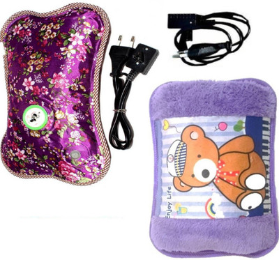 

OYD Best Quality Gel Hot Water Bag(PACK OF 2) For Joint & Muscular Pain (Multi-color) electric 1 L Hot Water Bag(Multicolor)