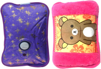 

OYD W-100 (PACK OF 2) Electric Heating Gel Pad (Multicolor) For Joint & Muscular Pain Electric Fur and electric 1 L Hot Water Bag(Multicolor)