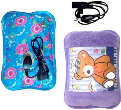 

OYD Super Comfort Rechargeable Portable Gel Electric Warm (Pack of 2) Heating Pad Auto Cut Off Gel Pad (Multicolor) electric 1 L Hot Water Bag(Multicolor)