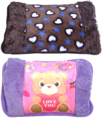 

CRETO (2 Piece COMBO) New T-066 Pain Relief Electric GEL Warm Bag Velvet (Multicolor) electric 1 L Hot Water Bag(Multicolor)