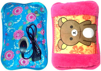 

OYD (1+1 COMBO Pack) New Best Quality Electric Hot Gel Warm Bag 1L (multi-color) for Muscles and Joint Pain Electric Velvet Fur and electric 1 L Hot Water Bag(Multicolor)