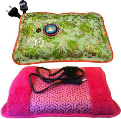 

OYD Original Cordless E-777 Electric Hot Water Bag Pack of 2 (Multicolor) Electric Velvet Fur and electric 1 L Hot Water Bag(Multicolor)