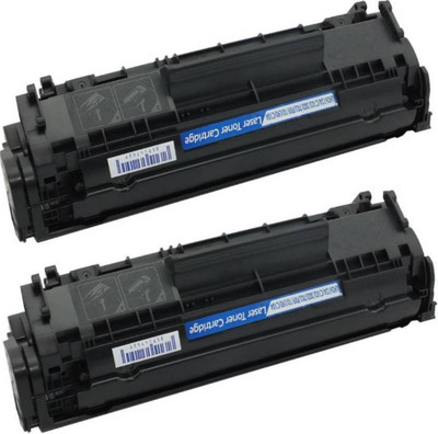 

FUTUREZONE Q2612A / 12A Toner Cartridges (Twin Pack) for HP LaserJet - 1010, 1012, 1015, 1018, 1020, 1022, 1022n, 3020, 3030, 3050, 3052, 3055, M1005, M1319f Single Color Ink Toner(Black)