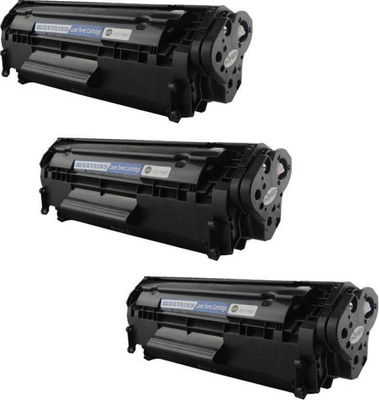 

FUTUREZONE Q2612A / 12A (PACK OF 3) Toner Cartridge For HP 1010 , 1012 , 1015 , 1018 , 1022 , 1022N , 1022NW , 1020 , 3015MFP , 3020MFP , 3030MFP , 3050 Single Color Ink Toner(Black)