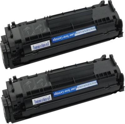

FUTUREZONE Q2612A / 12A Toner Cartridges (Twin Pack) for HP LaserJet - 1010, 1012, 1015, 1018, 1020, 1022, 1022n, 3020, 3030, 3050, 3052, 3055, M1005, M1319f Single Color Ink Toner(Black)