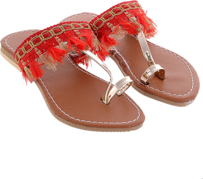 

Little Palz Girls Sling Back Strappy Sandals(Red