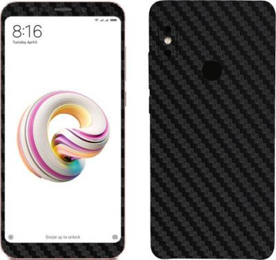 Orgic India Xiaomi Mi Redmi 6 Pro Mobile Skin(Carbon Black)