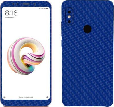 Orgic India Xiaomi Mi Redmi 6 Pro Mobile Skin(Carbon Blue)