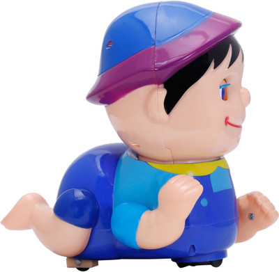 

house of fun Naughty Baby with swing action, Light and Music, Bump & Go(Multicolor)