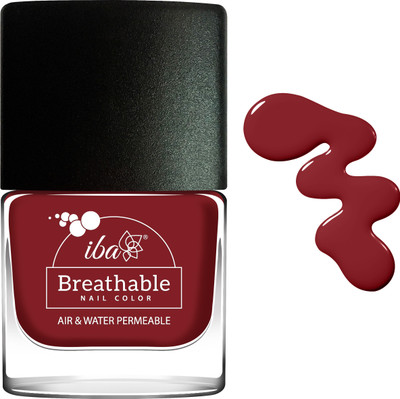 

Iba Halal Care Iba Breathable Nail Color (B08) - Argan Oil Enriched Deep Red
