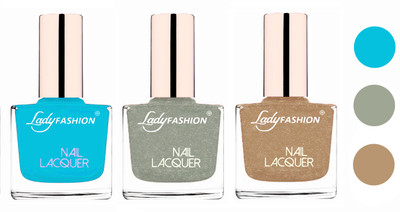 

Lady Fashion Extra Shine Extra Long Stay Chip Resistant Nail Polish (Set Of 3) Sky Blue,Grey,Beach Nude(Pack of 3)
