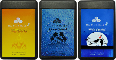 MELANGE Men Pocket Perfume-18ml Pack of 3 Eau de Parfum - 18 ml(For Men)