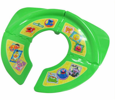 

Ginsey Sesame Street Framed Friends Travel/Folding Potty Seat Potty Seat(Green)