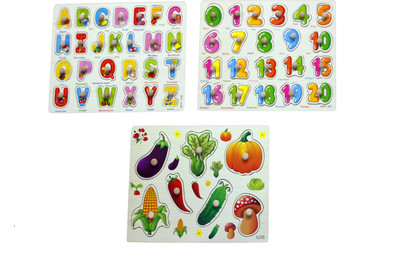 

Hnt Kids Alphabet Number and Vegetable(53 Pieces)