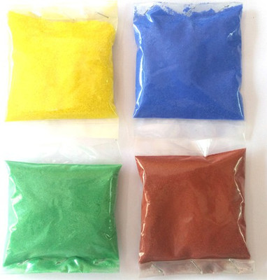POCKETFRIENDIES Pack of 4 Rangoli Powder(Multicolor)