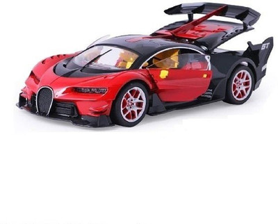 

NIYAMAT Model Concept Original buggati Style Metallic Look Steering Gravity Sensor Remote Control Rechargeable car for Kids (Multicolor)(Red)