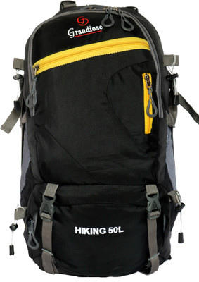 

GRANDIOSE 50 L Black Hiking Backpacks and Rucksack bags (GTB65003BL) Rucksack - 50(Black)