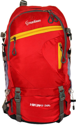 

GRANDIOSE 50 L Red Hiking Backpacks and Rucksack bags (GTB65003RD) Rucksack - 50(Red)