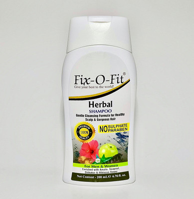 

Fix-O-Fit Herbal Shampoo No Paraben No Sulphate(200 ml)