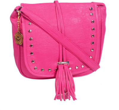 

Beets Collection Girls Evening/Party Pink PU Sling Bag