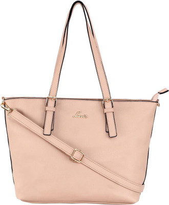 

Lavie Women Casual Beige Genuine Leather Shoulder Bag