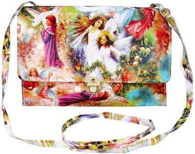 

MINAAR Girls Evening/Party, Casual Multicolor PU Sling Bag