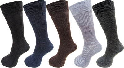 RC. ROYAL CLASS Men Solid Calf Length(Pack of 5)