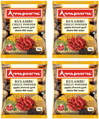 

Annapoorna Kulambu Chilly Powder 50gms Pack of 4(4 x 50 g)