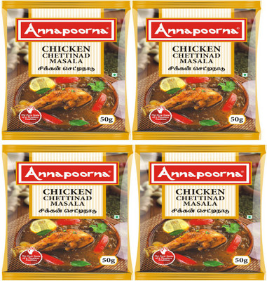 

Annapoorna Chicken Chettinadu Masala 50gms Pack of 4(4 x 50 g)