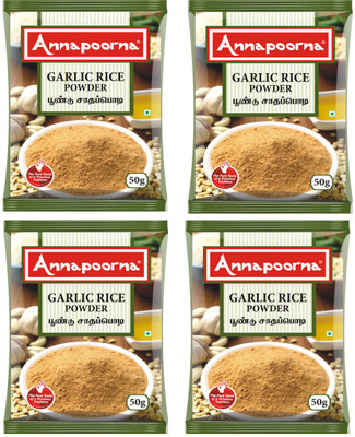 

Annapoorna Garlic Rice Powder 50gms Pack of 4(4 x 50 g)