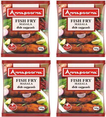 

Annapoorna Fish Fry Masala 50gms Pack of 4(4 x 50 g)